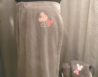 Minnie mouse spa towel and bath towels