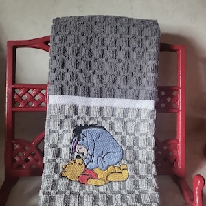 Winnie the Pooh and Eeyore towel