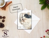 Printable pet loss card bundle, pet sympathy cards, cat loss sympathy card, rainbow bridge, instant download, digital download, kitten loss