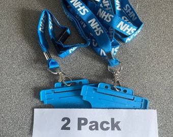 NHS Lanyard & Card Holder / Double Breakaway