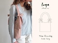 The Slouchy Bow Bag Sewing Pattern I Video Tutorial & Illustrated Instructions I Confident Beginner Friendly
