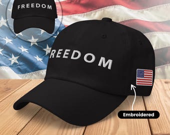Charlie Kirk Freedom Cap Embroidered USA Flag Freedom Charlie Cap, Charlie USA Cap, Embroidered Charlie Kirk Cap,Freedom Cap,Dad Cap 6245