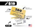 500 Business Cards Printed, Thick 16pt Full Color Business Cards Glossy or Matte Finish, Custom Business Card, Custom Print Business Cards