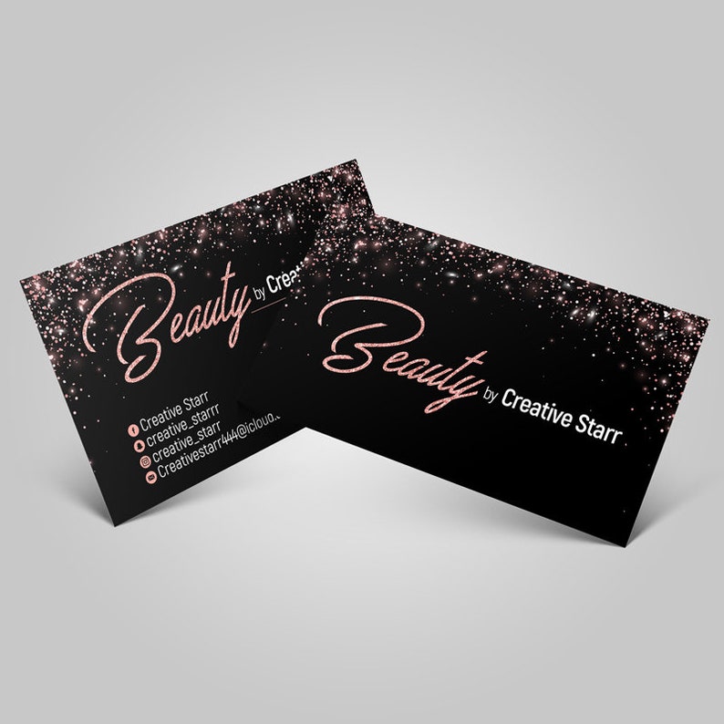 1000 Business Cards Printed Thick 16pt Full Color Both Etsy