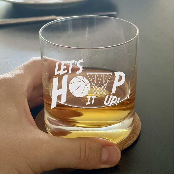 Basketball Lowball Glasses Etsy