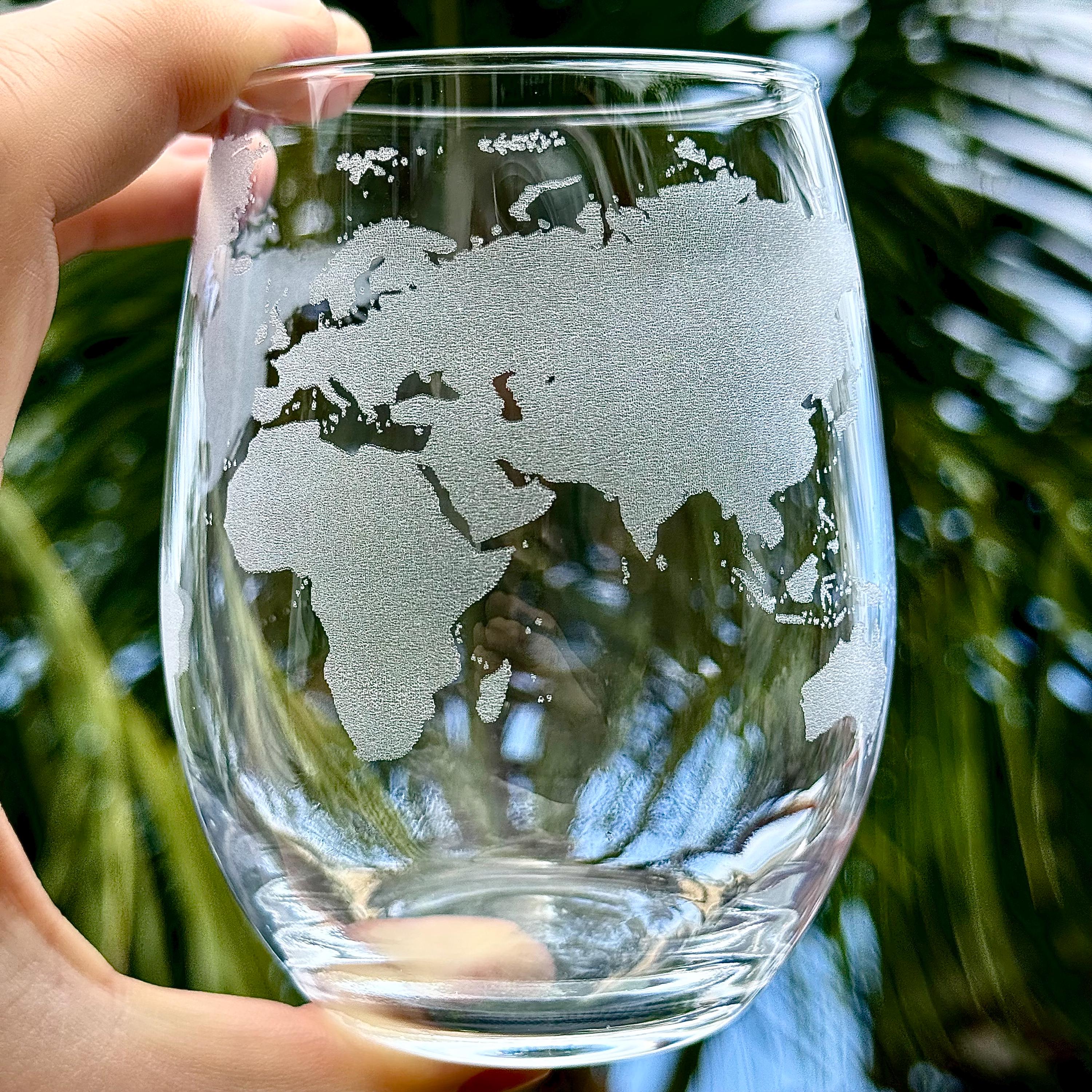 acrylic wine tumblers "Cut Crystal" Acrylic Wine Glass
