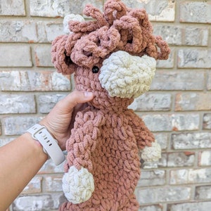 Hicks the Highland Cow | Crochet Cow | Cow Snuggler | Cow Plushie
