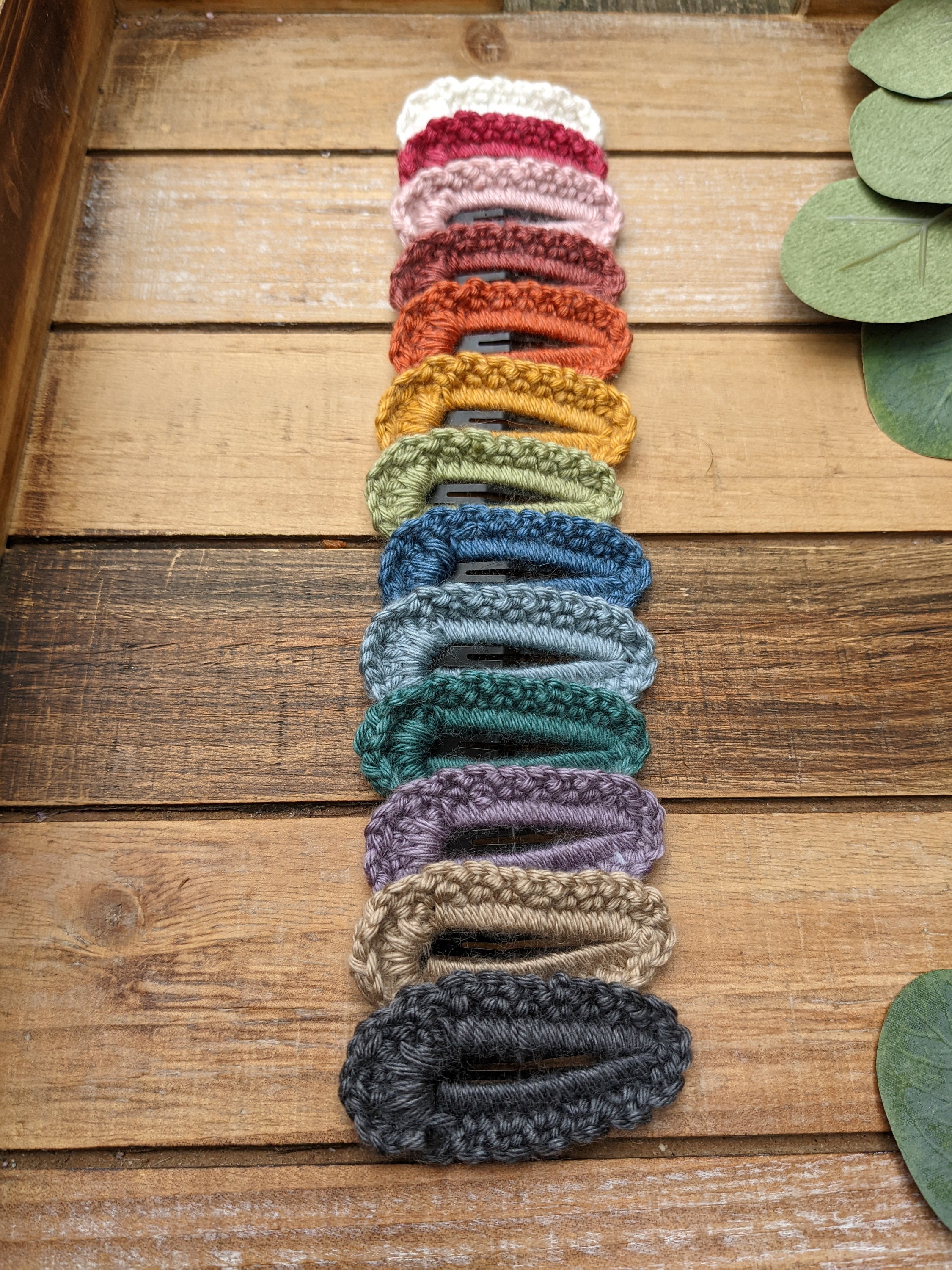 Crochet Hair Clips Set – Fabulous Sewing