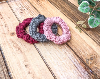 Stacy Crochet Scrunchie / Hair Scrunchie / Accesorios para el cabello / Relleno de paquetes al por mayor /