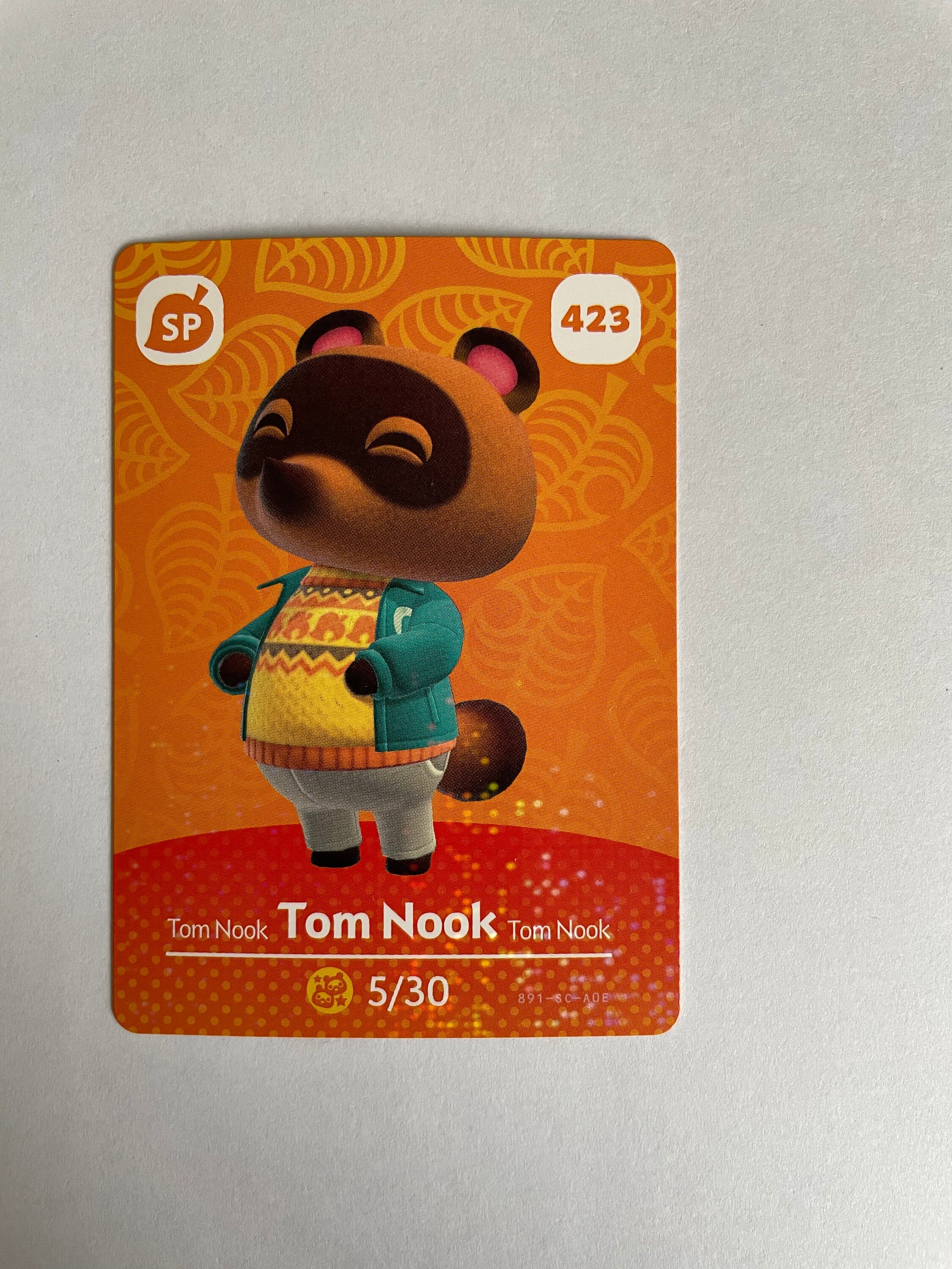 ACNH Series Amiibo Card Tom Nook