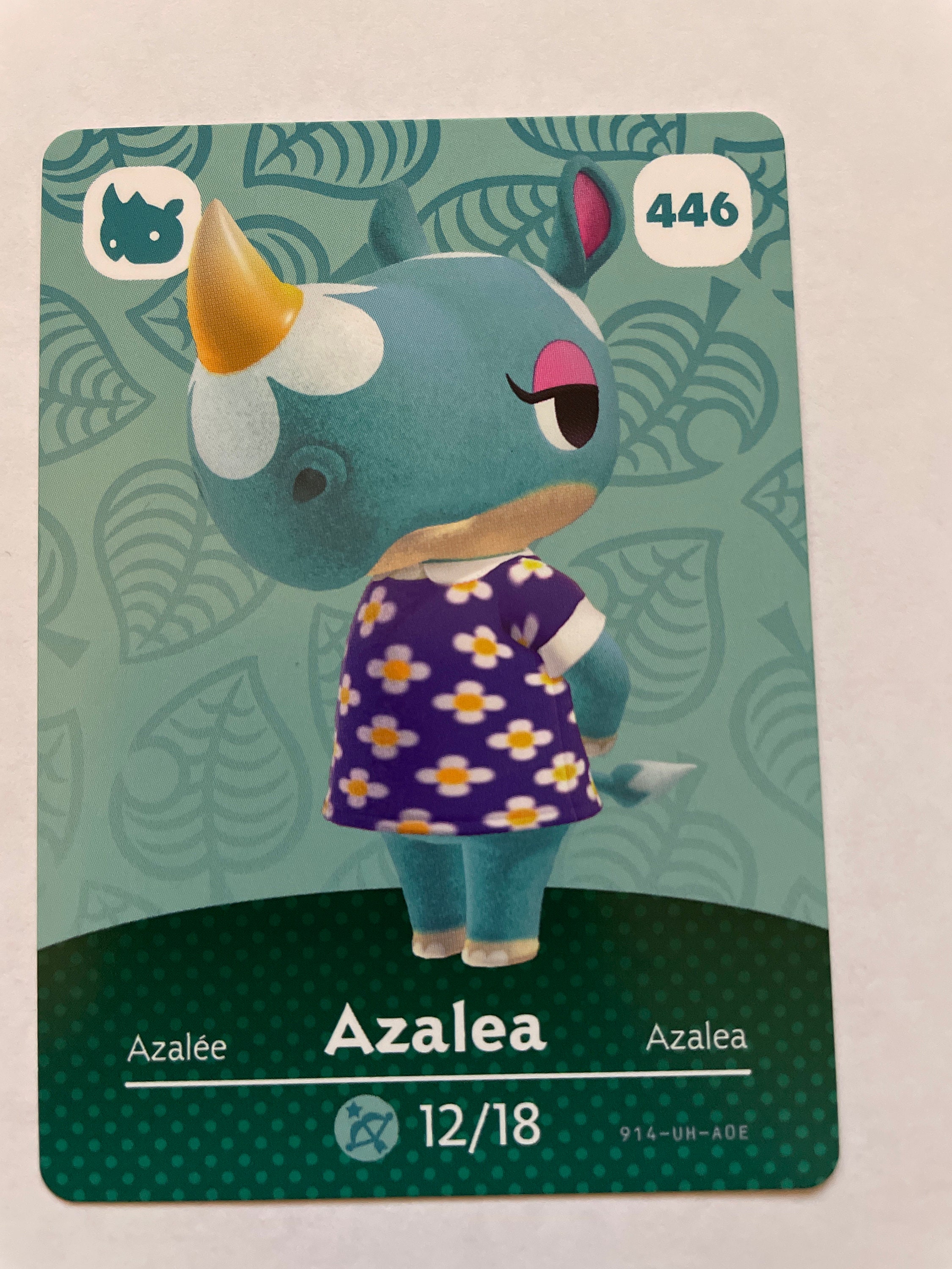 ACNH Series 5 Amiibo Card Azalea - Etsy Canada