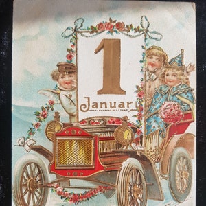 1 x Vintage Premium Postal de Navidad 1900-21 - Opciones
