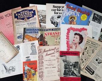 Over 100 pieces - Huge Junk Journalling Ephemera & Paper Bundle - All Original Vintage