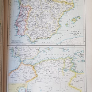 c.1901 The Century Atlas mit Allgemeiner Index - Auswahl an Karten (3)