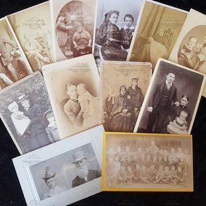 1 x Carte de Visits - Gruppenporträts