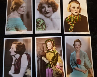 1 x 1930s Colourgraph/Picturegoers Actresses Postcards - Opciones
