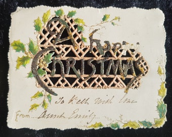 1 x Victorian Christmas Greeting - Options