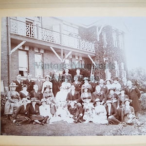 c.1900 Vintage Wedding Photograph