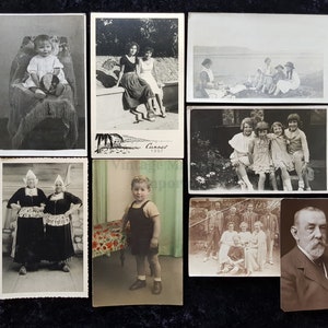 8 x Vintage Photographs - People, Various Subjects & Eras - Social History