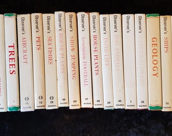 Observer Books - Various Years 1960/70s