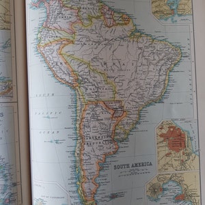 c.1901 The Century Atlas mit Allgemeiner Index - Auswahl der Karten (5)