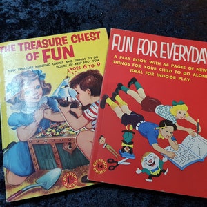 1950s Wonder Books - Treasure Chest of Fun