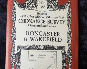 1st Edition reprint Ordnance Survey Doncaster & Wakefield