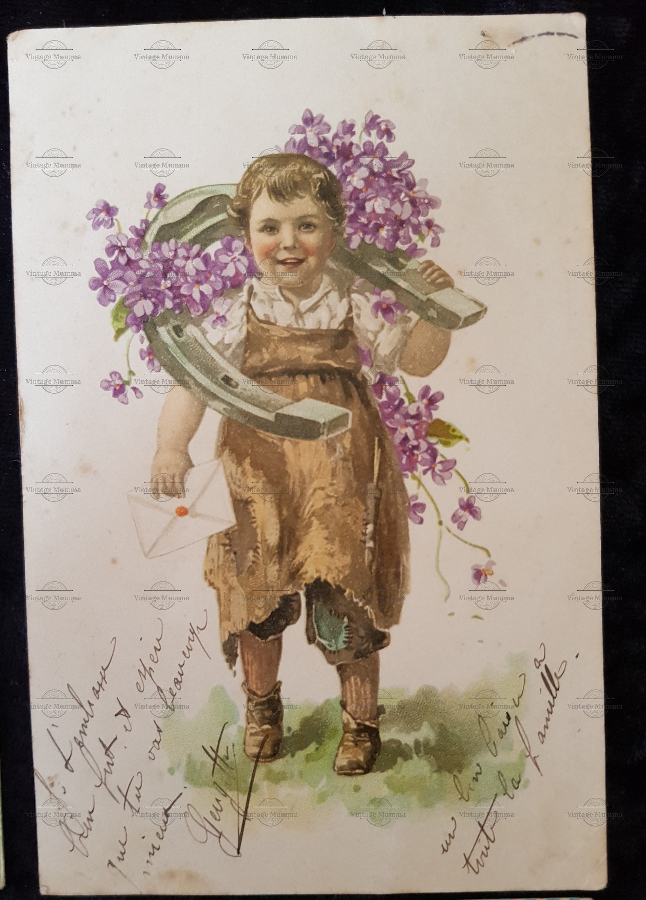 4 x Vintage Postcards - European