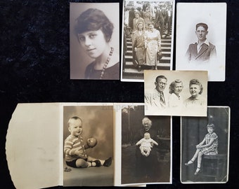 7 x Vintage Photographs - People, Various Subjects & Eras - Social History