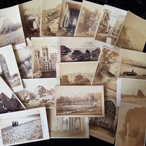 1 x Cartes de Visites (British views/churches) - Random Selection