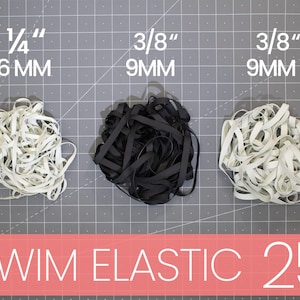 25 meter gummibadkläder resår (ribbad) Filpar
