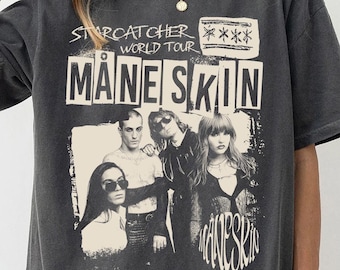 Retro Maneskin Band T-shirt, Rock Concert Tee - Etsy