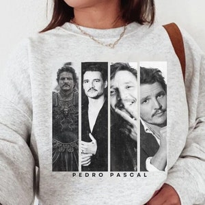 Retro Pedro Pascal Sweatshirt, 90s Pedro Pascal Vintage Hoodie, Shirt, Pedro Pascal Hoodie, Pedro Pascal Tee