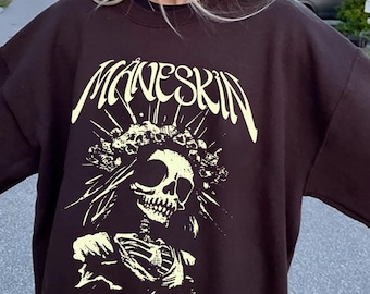 Retro Maneskin Band T-shirt, Rock Concert Tee - Etsy