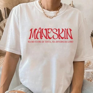Maneskin ZITTI E BUONI T-Shirt, Måneskin fans tour 2024, Maneskin Tour Shirt, Maneskin Album Shirt, Vintage shirt