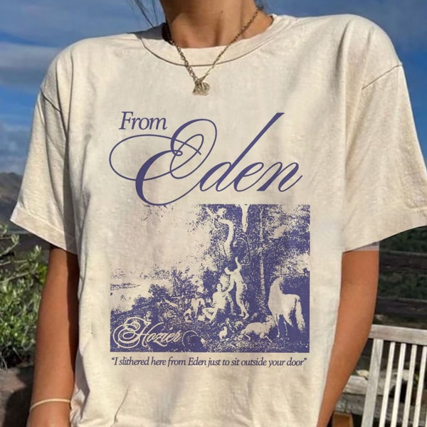 Vintage Hozier From Eden Shirt, Hozier Unreal Unearth Tour 2024 Tee, Hozier Cherry Wine, Unisex Shirt Gift for men women