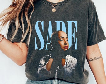 Vintage 90s Sade Shirt,  Sade Pop Music Fans shirt, Sade Music Unisex Shirt, Sade Concert Unisex Shirt, Sade Gift Women and Men T shirt