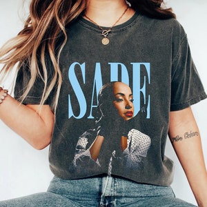 Vintage 90s Sade Shirt,  Sade Pop Music Fans shirt, Sade Music Unisex Shirt, Sade Concert Unisex Shirt, Sade Gift Women and Men T shirt