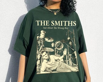 Camiseta vintage de los años 90 de The Smiths, camisa estética retro de The Smiths, camisa vintage musical de The Smiths, regalo de camiseta unisex para hombres y mujeres