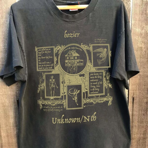 Hozier 90s Vintage Shirt, Hozier Unreal Unearth Tour 2024 Tee, Album Hozier Shirt Gifts, Hozier album shirt,Gift for men women unisex tshirt