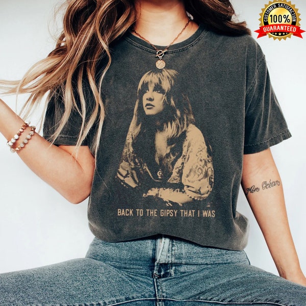 Retro jaren '90 Stevie Nicks Shirt, Fleetwood Mac Band Shirt, Stevie Nicks Vintage Shirt, Stevie Nicks T Shirt, Fleetwood Mac Retro, Rockband jaren '90