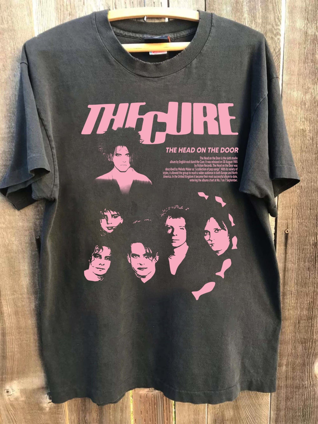 90’s ビンテージ　The Cure ロバートスミス　バンド Tシャツ Vintage the Cure Band 90s Shirt, Robert Smith the Cure Band T