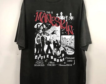 Maneskin T-shirt,rush World Tour Måneskin Tour 2024 Shirt
