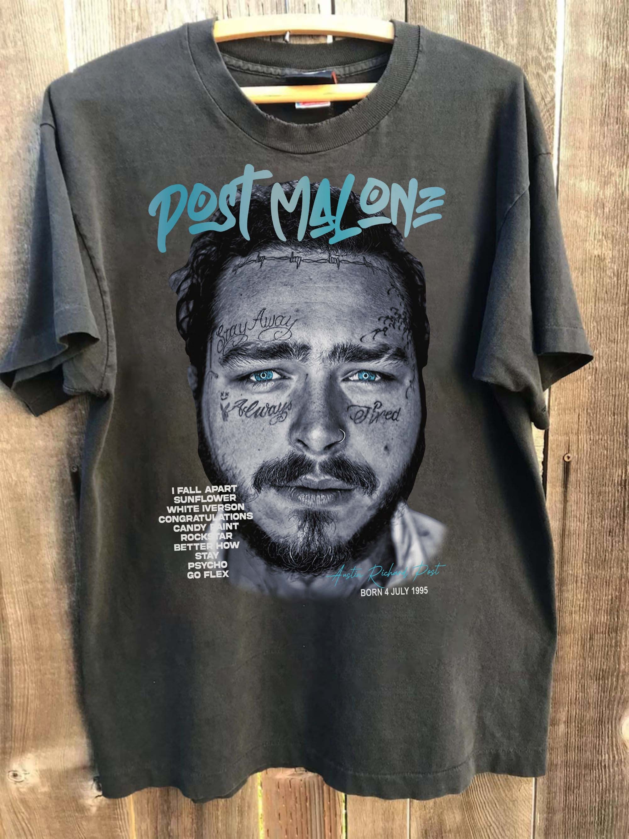 Post Malone Rockstar Long Sleeve T Shirt Size M Men Tour Tee Rap