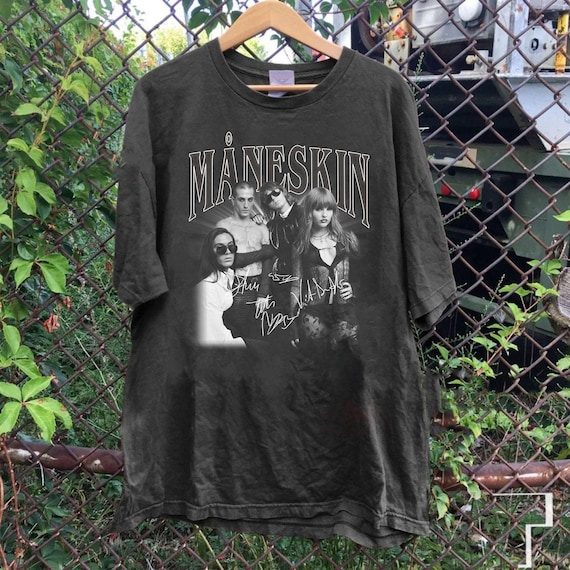 Maneskin T-shirt, Maneskin Shirt, Måneskin Rock Band T-shirt