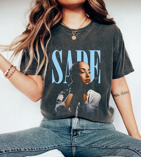Vintage 90s Sade Shirt,  Sade Pop Music Fans shirt, Sade Music Unisex Shirt, Sade Concert Unisex Shirt, Sade Gift Women and Men T shirt