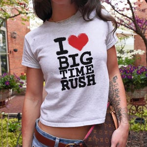 I Love Big Time Rush Baby Tee, Big Time Rush Tour 2025 Shirt, In Real Life Worldwide  Concert Graphic Tee Gift For Fan, I Love BTR Baby Tee