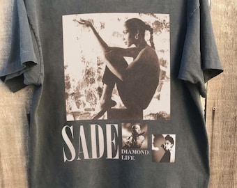 Sade Shirt,  Retro Sade Pop Music Fans shirt, Sade Concert Shirt, Sade Tee, Retro Music Unisex Shirt, Gift Women and Men T-shirt