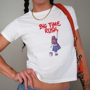 Big Time Rush Tour 2025 Baby Tee, Retro Big Time Rush T-Shirt, In Real Life Worldwide  Concert Graphic Tee Gift For Fan, BTR Fans Tee