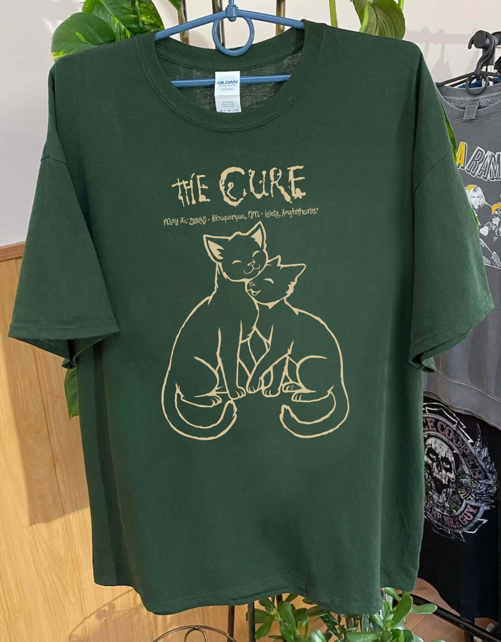 T-shirt THE CURE Love Song Années 80 - Taille XL - Envoi Depuis Le Japon - Occasion Très Bon état